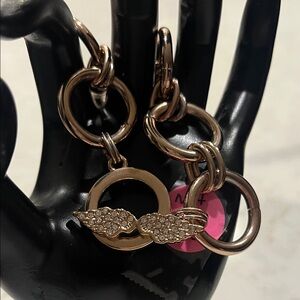 Gold Chain Bracelet with Crystal Accents